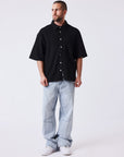 Chemise manches courtes Flower