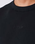 T-shirt manches courtes destroy