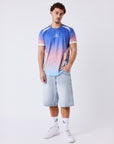 T-shirt manches courtes dégradé