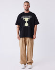 T-shirt homme imprimé et brodé motif Champion