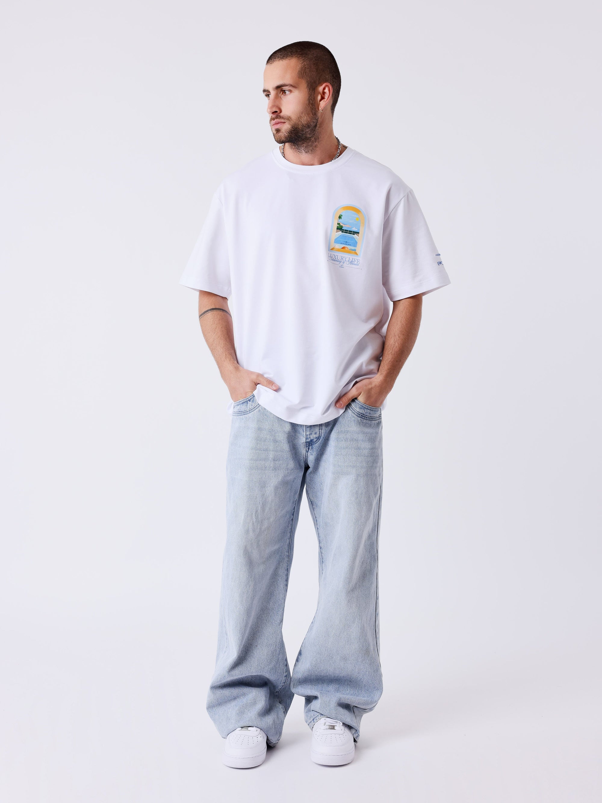 T-shirt manches courtes Monaco Illustration