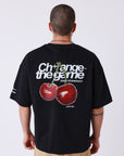 T-shirt manches courtes imprimé cerises