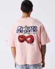 T-shirt manches courtes imprimé cerises