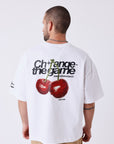 T-shirt manches courtes imprimé cerises