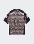 Jersey manches courtes camouflage