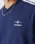 T-shirt en maille à col V