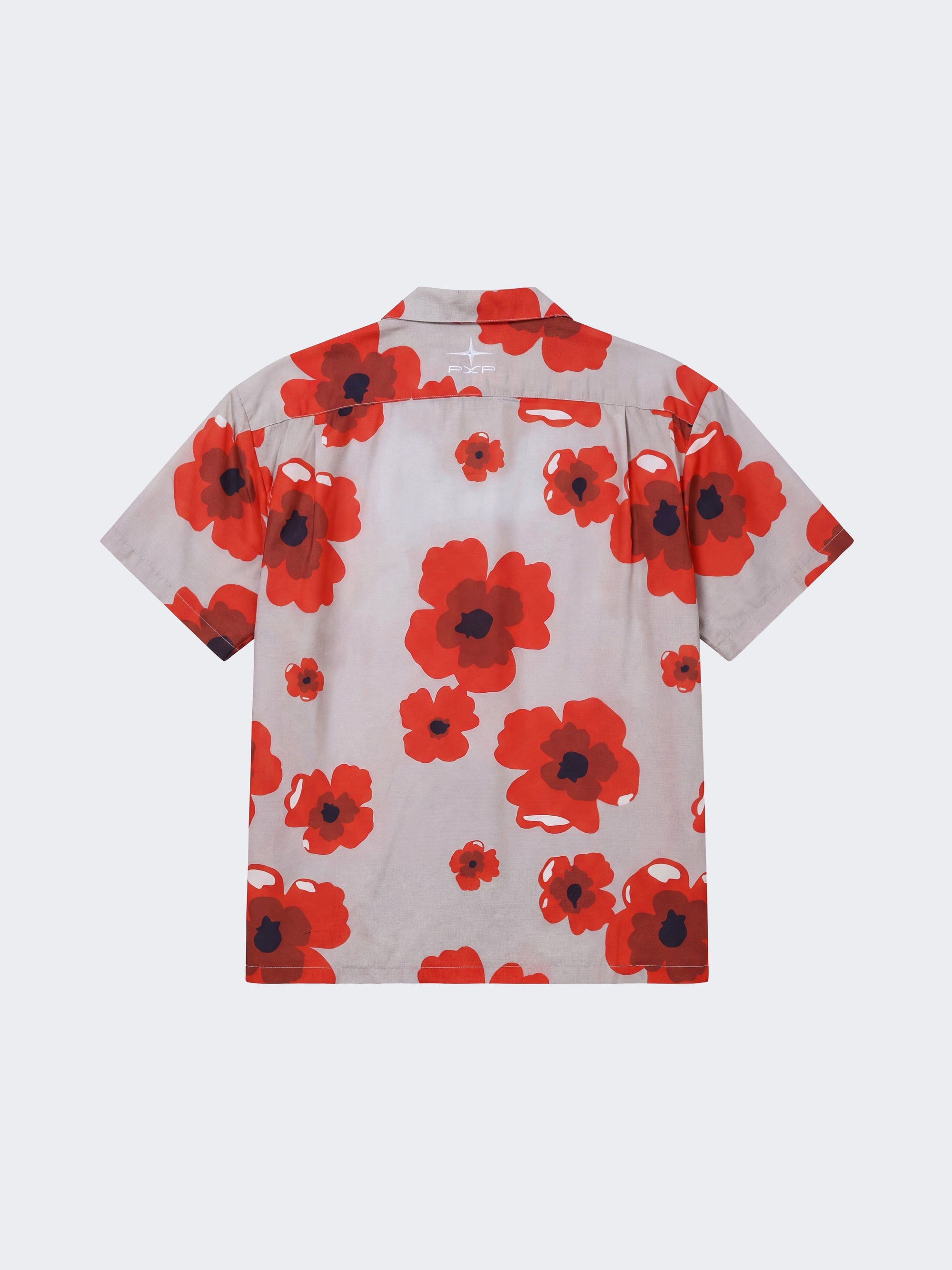 Chemise manches courtes à motif floral