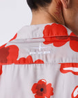 Chemise manches courtes à motif floral