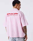 Chemise rayée à manches courtes