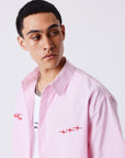 Chemise rayée à manches courtes