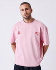 T-shirt manches courtes imprimé devant et dos