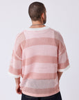 T-shirt en maille ajourée