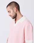Polo en maille à manches courtes