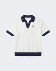 Polo en maille à manches courtes