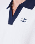 Polo en maille à manches courtes