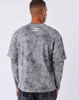 T-shirt manches longues effet Vintage