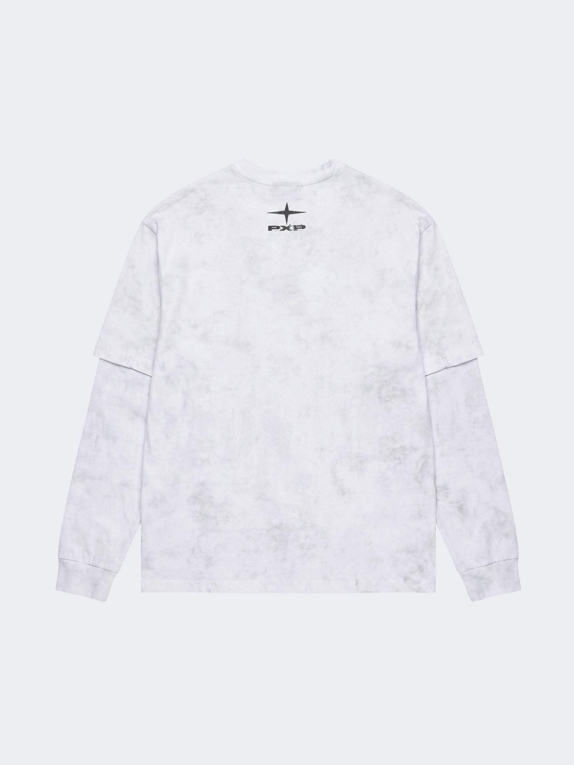 T-shirt manches longues effet Vintage