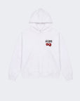 Sweat à capuche imprimé cerises