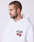Sweat à capuche imprimé cerises