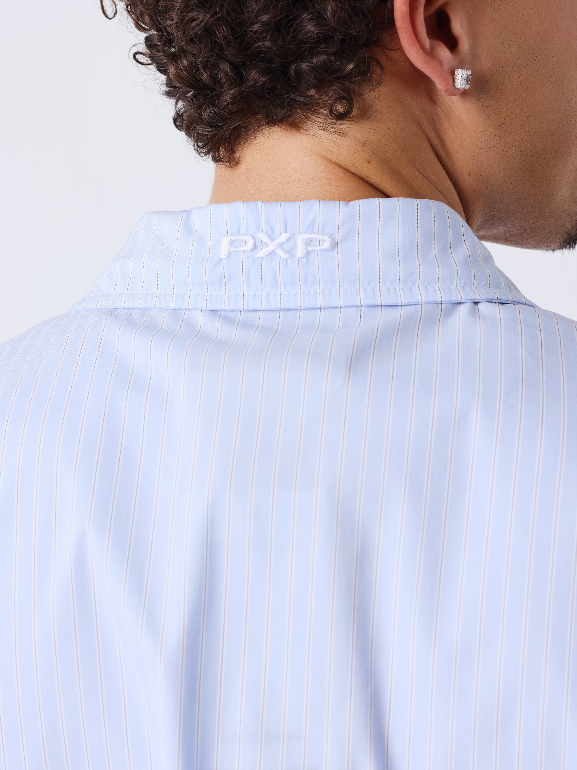 Chemise rayée à manches longues