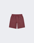 Short à rayures avec taille élastiquée