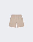 Short à rayures avec taille élastiquée