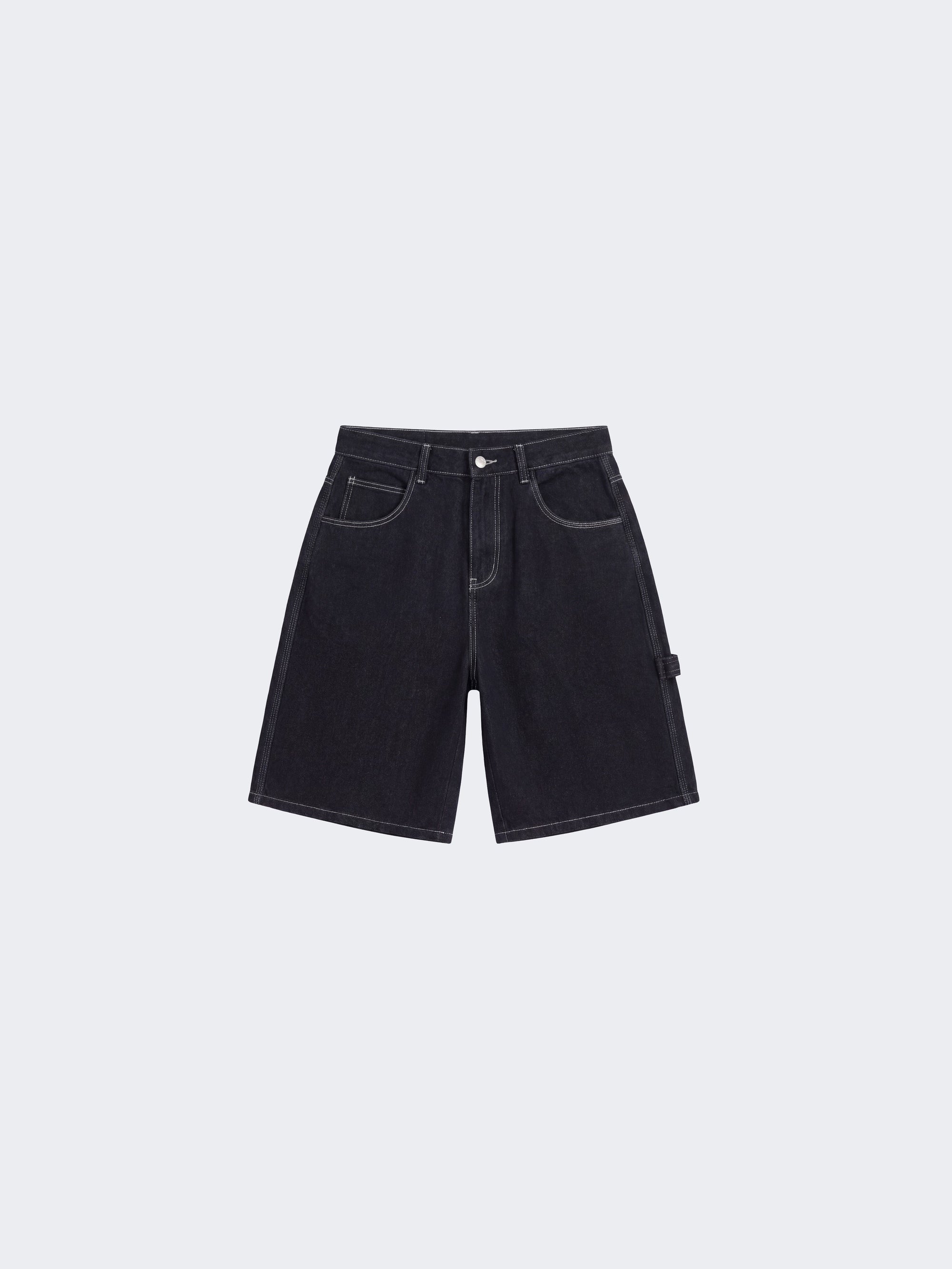 Bermuda en denim avec poches utilitaires