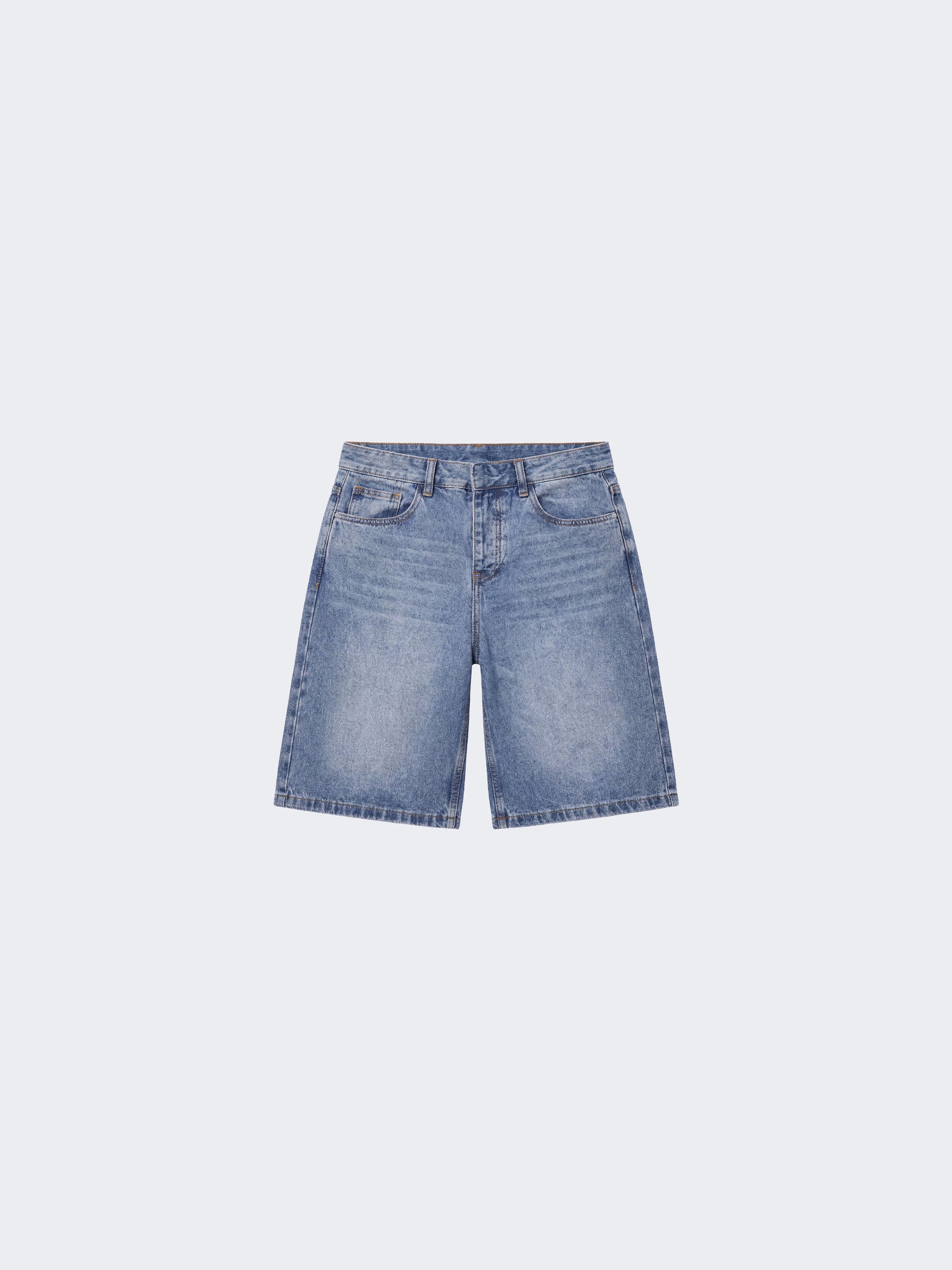 Denim short oversize