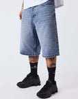 Denim short oversize