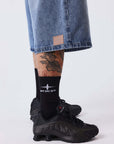 Denim short oversize