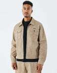 Veste en similicuir effet denim