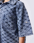 Surchemise denim manches courtes Precious