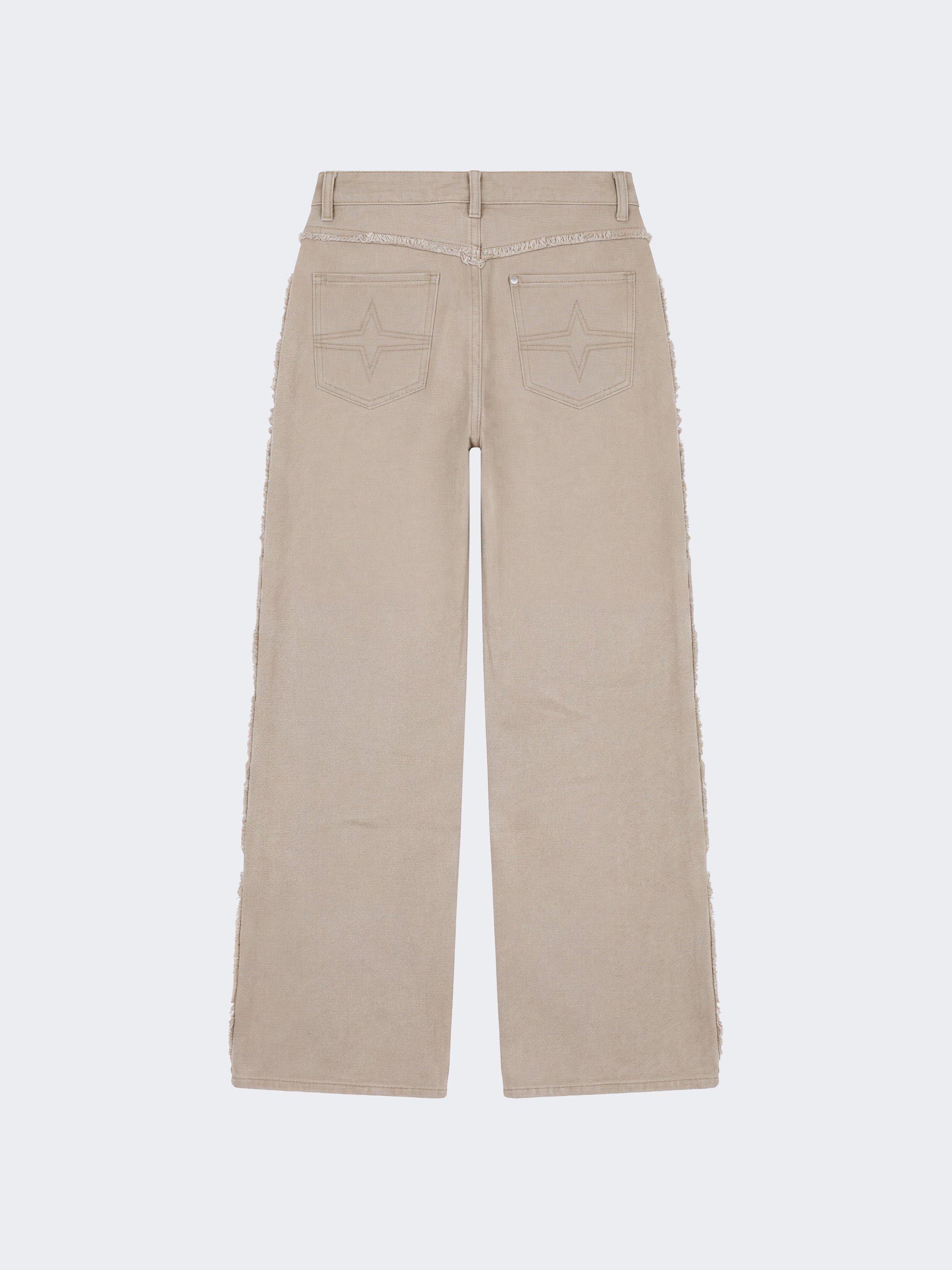 Pantalon en denim Frayed