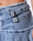 Denim Jupe Frayed