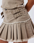 Denim Jupe Frayed