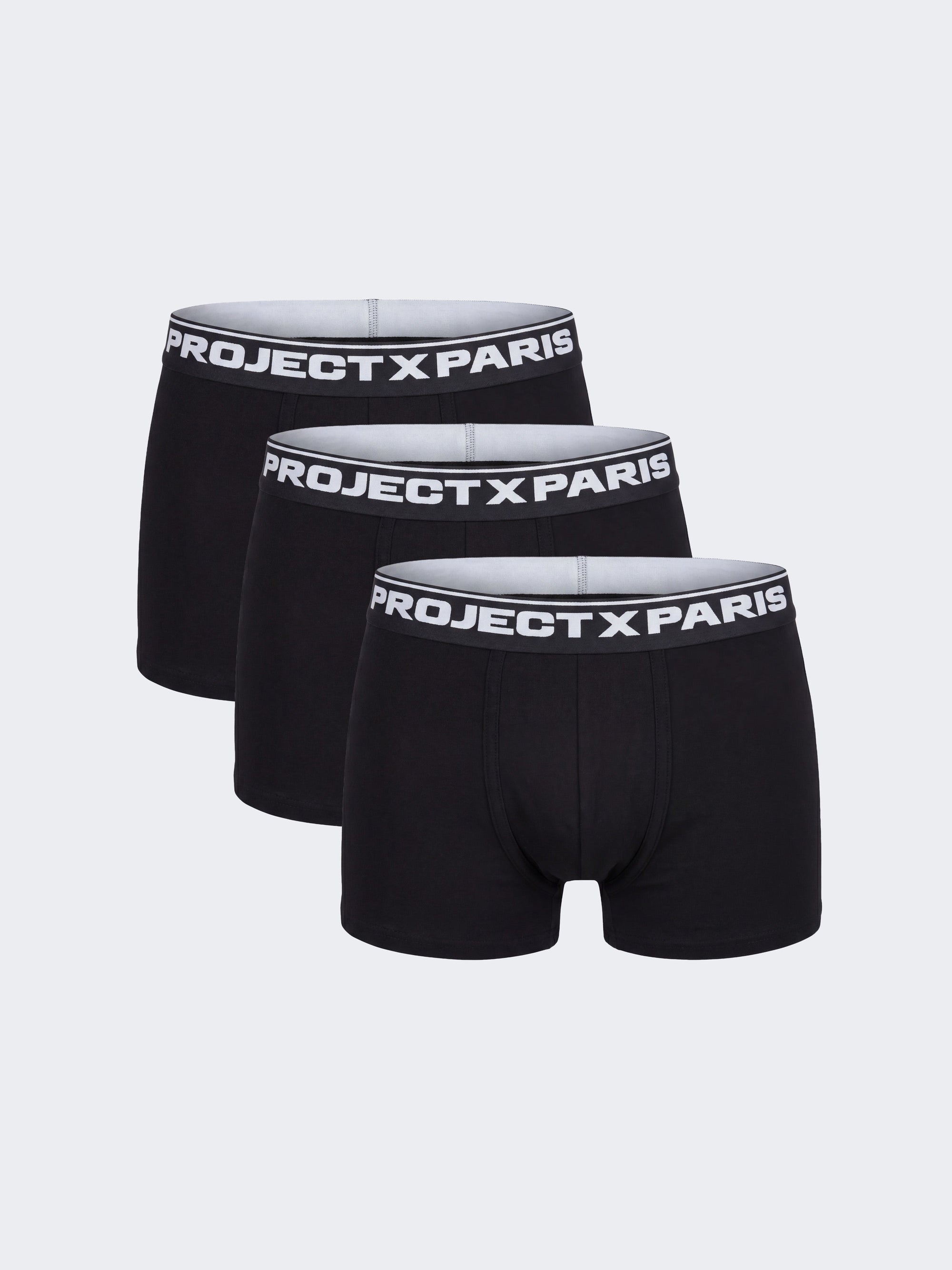 Caleçons homme Essentials - Lot de 3 boxers noirs