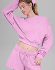 Sweat cropped Accolade – Rose Candy Heart