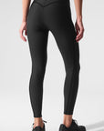 Legging Airlift Line Up taille haute 7/8 – Noir