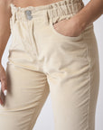 Pantalon slouchy velours côtelé