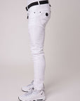Jean Skinny effet usé avec trous