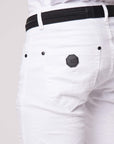 Jean Skinny effet usé avec trous