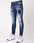 Jean Skinny tacheté
