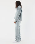 Jeans ample à détails charpentier