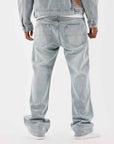 Jeans ample à détails charpentier