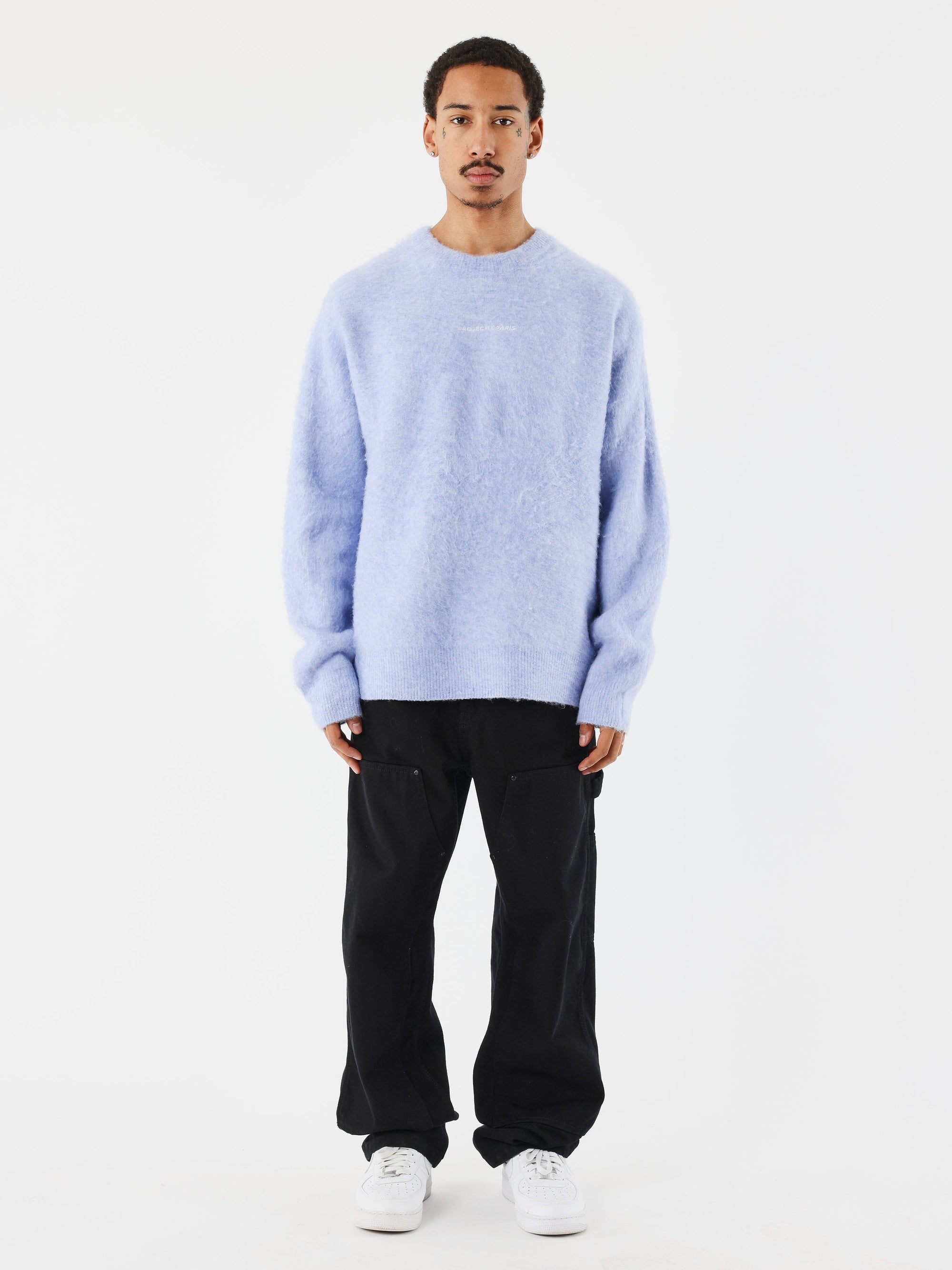Pull effet mohaire Y2K