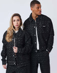 Surchemise Kalash x PXP en denim a motif damier