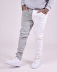 Jean bicolore