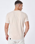 T-shirt logo brodé en relief