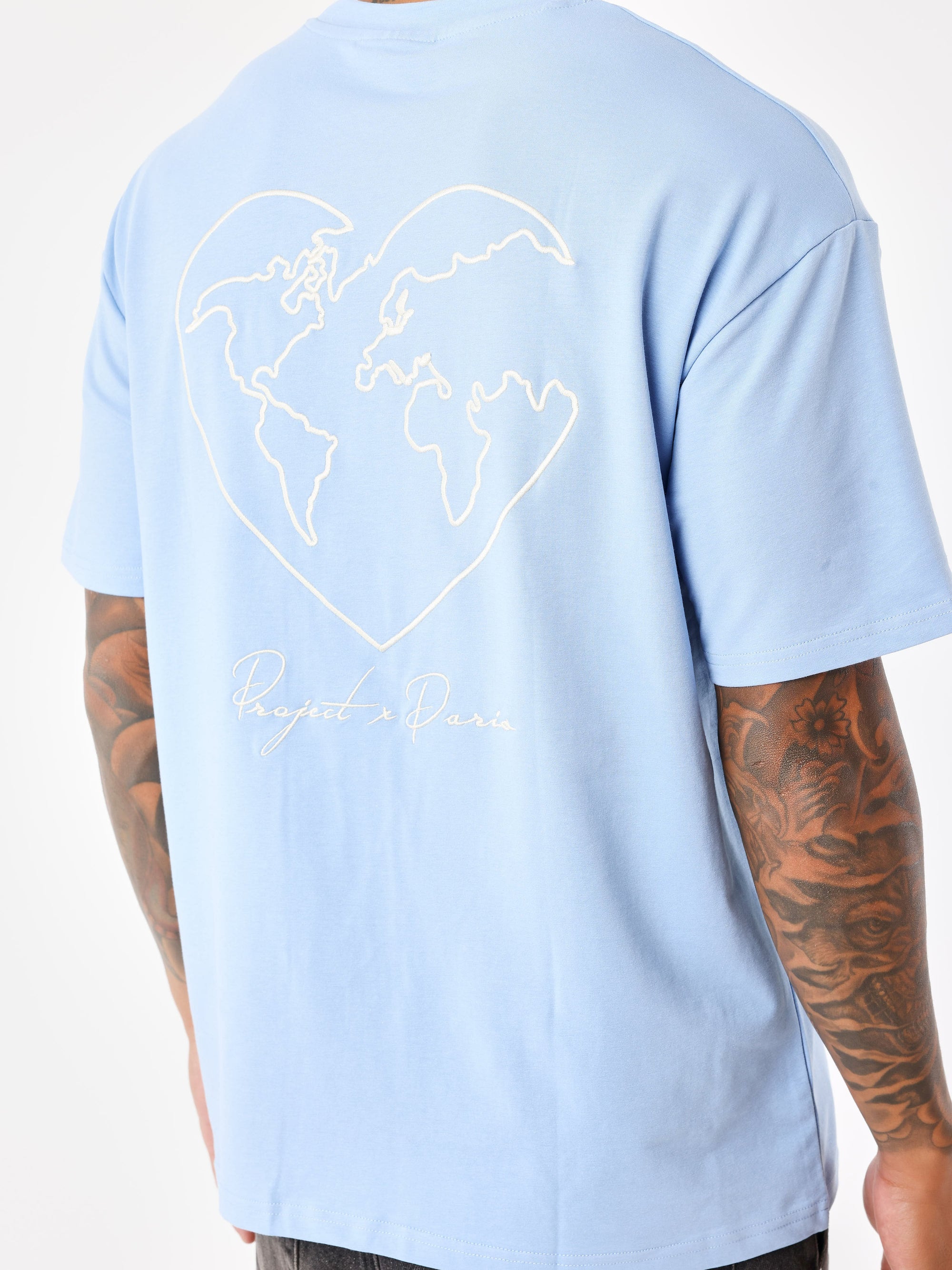 T-shirt motif coeurmonde