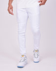 Pantalon skinny basic coutures apparentes